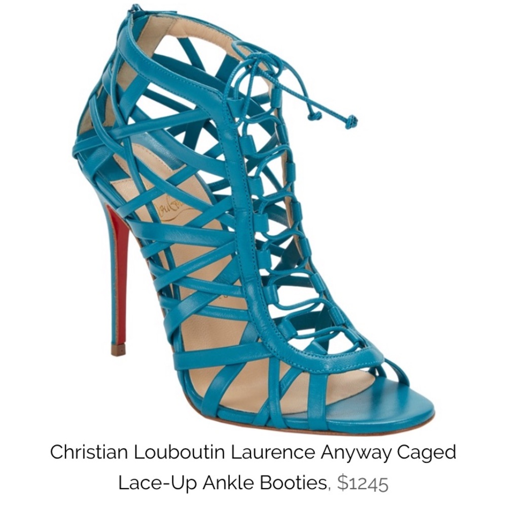 Christian Louboutin Laurence Anyway Cage Heels 39